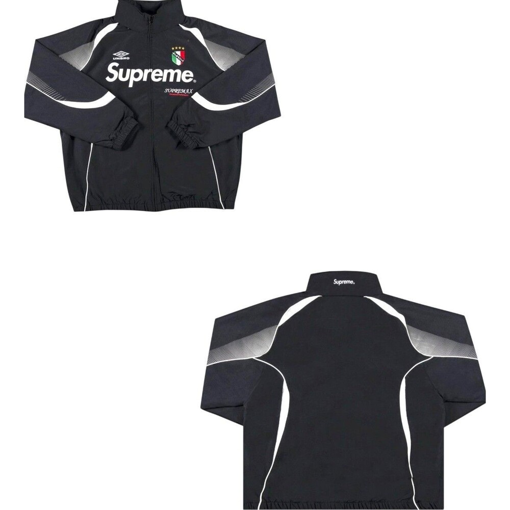 Supreme x UMBRO Track Jacket Black Size Small SS22 - Fast Free Shipping!